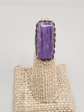 Load image into Gallery viewer, CHAROITE RING - SIZE 5