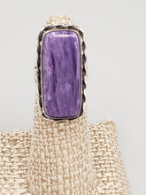 Load image into Gallery viewer, CHAROITE RING - SIZE 5