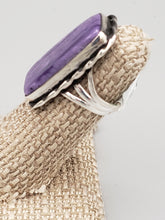 Load image into Gallery viewer, CHAROITE RING - SIZE 5