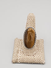Load image into Gallery viewer, TIGER EYE RING - SIZE 10 - OVAL SHAPED