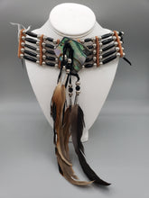 Load image into Gallery viewer, 5 STRAND HORN & ABALONE CHOKER
