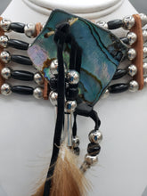 Load image into Gallery viewer, 5 STRAND HORN & ABALONE CHOKER
