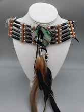 Load image into Gallery viewer, 5 STRAND HORN & ABALONE CHOKER