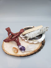 Load image into Gallery viewer, UNBURDEN CRYSTAL SMUDGE KIT