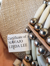 Load image into Gallery viewer, 5 STRAND WHITE BONE & ABALONE CHOKER