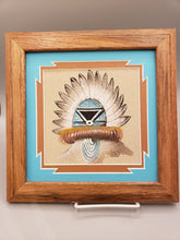 Load image into Gallery viewer, SANDPAINTING - MORNING SINGER KACHINA - WATCHMAN