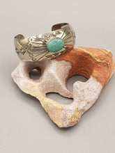 Load image into Gallery viewer, GREEN TURQUOISE CUFF BRACELET - KIRK SMITH