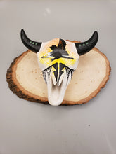 Load image into Gallery viewer, EAGLE HANDPAINTED SKULL POTTERY - PHILIP NEZ
