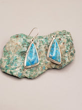 Load image into Gallery viewer, KINGMAN TURQUOISE EARRINGS