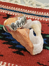 Load image into Gallery viewer, BADGER PAW DESIGN HOPI BRACELET - HAROLD LOMAYAKTEWA