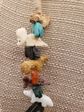 Load image into Gallery viewer, VINTAGE STACKED BEAR FETISH NECKLACE - ZUNI
