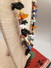 Load image into Gallery viewer, VINTAGE STACKED BEAR FETISH NECKLACE - ZUNI