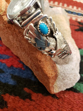 Load image into Gallery viewer, TURQUOISE EAGLE WATCH - SLEEPING BEAUTY