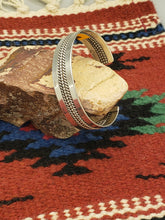 Load image into Gallery viewer, STERLING SILVER CUFF BRACELET - VERNA TAHE