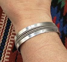 Load image into Gallery viewer, STERLING SILVER CUFF BRACELET - VERNA TAHE