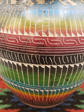 Load image into Gallery viewer, COLORED HORSEHAIR POTTERY VASE - CAROL BENALLY