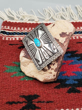 Load image into Gallery viewer, TURQUOISE BELT BUCKLE - HARVEY BEGAY
