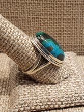 Load image into Gallery viewer, AZURITE RING -SIZE 10 - OVAL SHAPED