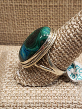 Load image into Gallery viewer, AZURITE RING -SIZE 10 - OVAL SHAPED