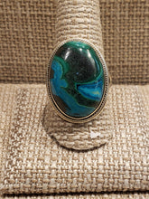 Load image into Gallery viewer, AZURITE RING -SIZE 10 - OVAL SHAPED
