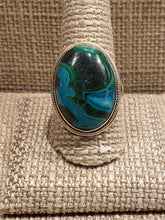 Load image into Gallery viewer, AZURITE RING -SIZE 10 - OVAL SHAPED