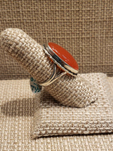 Load image into Gallery viewer, CARNELIAN RING -SIZE 7 - OVAL SHAPED