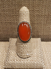 Load image into Gallery viewer, CARNELIAN RING -SIZE 7.5 - OVAL SHAPED
