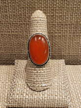 Load image into Gallery viewer, CARNELIAN RING -SIZE 7 - OVAL SHAPED