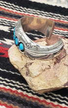 Load image into Gallery viewer, TURQUOISE CUFF BRACELET - SLEEPING BEAUTY- PAMELA BENNALY