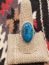 Load image into Gallery viewer, CHRYSOCOLLA RING -SIZE 11 - OVAL SHAPED
