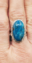 Load image into Gallery viewer, CHRYSOCOLLA RING -SIZE 11 - OVAL SHAPED
