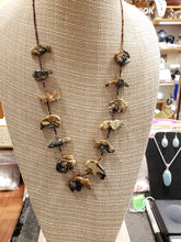 Load image into Gallery viewer, PICASSO MARBLE FETISH ANIMAL NECKLACE