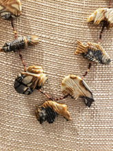 Load image into Gallery viewer, PICASSO MARBLE FETISH ANIMAL NECKLACE