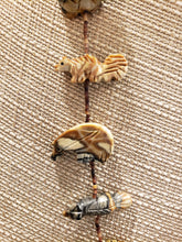 Load image into Gallery viewer, PICASSO MARBLE FETISH ANIMAL NECKLACE