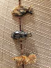 Load image into Gallery viewer, PICASSO MARBLE FETISH ANIMAL NECKLACE