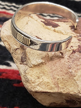 Load image into Gallery viewer, 14 KG & STERLING SILVER CUFF BRACELET - BRUCE MORGAN