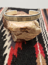 Load image into Gallery viewer, 14 KG & STERLING SILVER CUFF BRACELET - BRUCE MORGAN