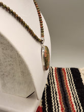 Load image into Gallery viewer, UNAKITE PENDANT ON 4MM BEADS