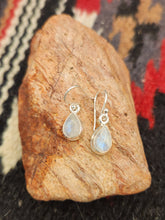 Load image into Gallery viewer, MOONSTONE TEARDROP EARRINGS