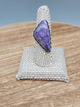 Load image into Gallery viewer, CHAROITE RING - SIZE 8