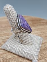 Load image into Gallery viewer, CHAROITE RING - SIZE 8