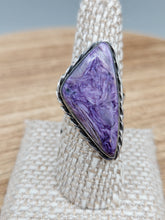 Load image into Gallery viewer, CHAROITE RING - SIZE 8
