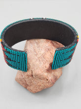 Load image into Gallery viewer, BEADED CUFF BRACELET - TURQUOISE - DWIGHT NATHANIEL