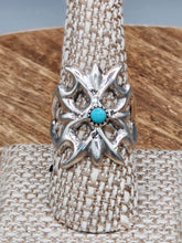 Load image into Gallery viewer, SANDCAST TURQUOISE RING - SIZE 9 - LEE BEGAY
