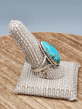 Load image into Gallery viewer, TURQUOISE RING - SIZE 10.5 - PEAR SHAPED