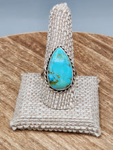 Load image into Gallery viewer, TURQUOISE RING - SIZE 10.5 - PEAR SHAPED