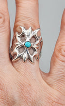 Load image into Gallery viewer, SANDCAST TURQUOISE RING - SIZE 9 - LEE BEGAY
