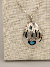 Load image into Gallery viewer, TURQUOISE BEAR PAW NECKLACE - IRVIN BEGAY
