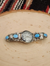 Load image into Gallery viewer, BLUE OPAL 4 STONE WATCH - JEANETTE SAUNDERS