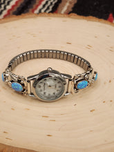 Load image into Gallery viewer, BLUE OPAL 4 STONE WATCH - JEANETTE SAUNDERS